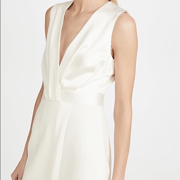 🆕DION LEE PIVOT DRAPE MINI DRESS IVORY SIZE 4 - Picture 4 of 11